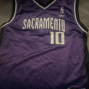 Reebok Purple Sacramento Jersey- Bibby #10